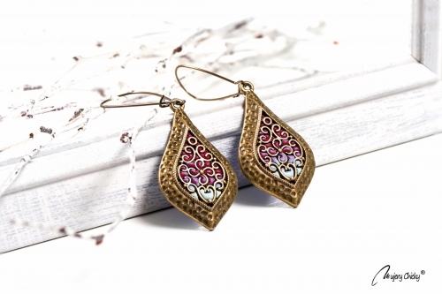 Cercei Teardrop Blush