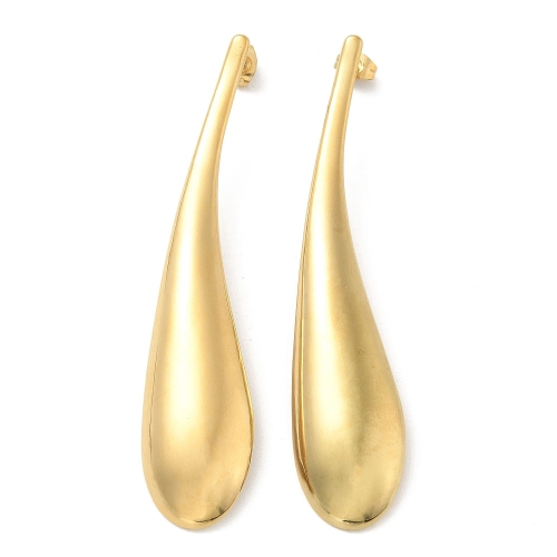 Cercei Long Teardrop Auriu