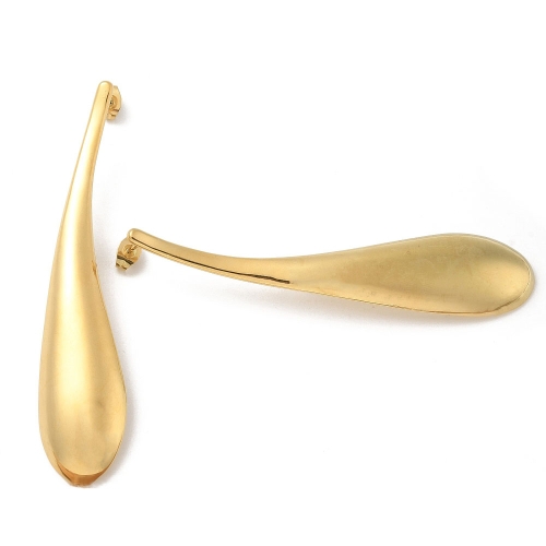 Cercei Long Teardrop Auriu