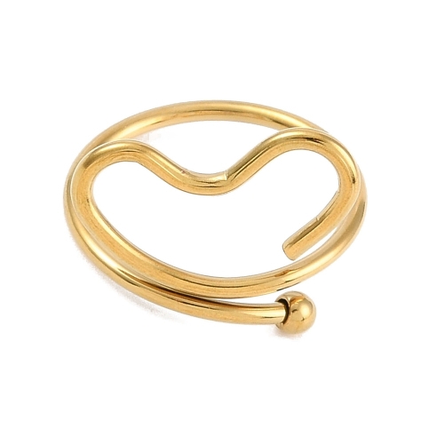Inel Heart Line Auriu 