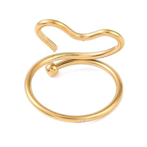 Inel Heart Line Auriu 