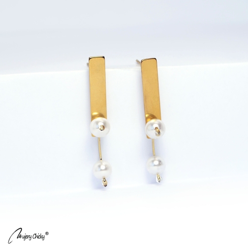 Cercei Perla Axis - Auriu