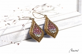 Cercei Teardrop Blush