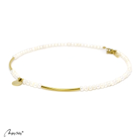 Colier din Perle Multiple - Auriu